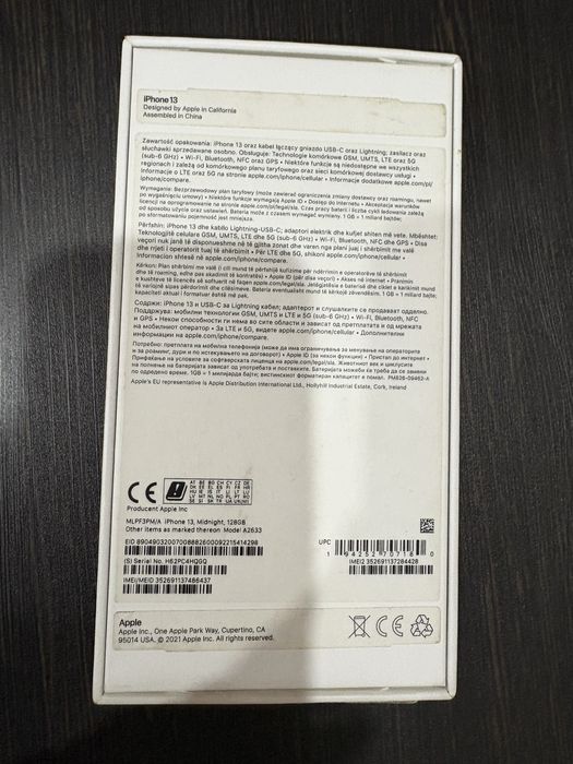 iPhone 13 , Midnight, 128 GB