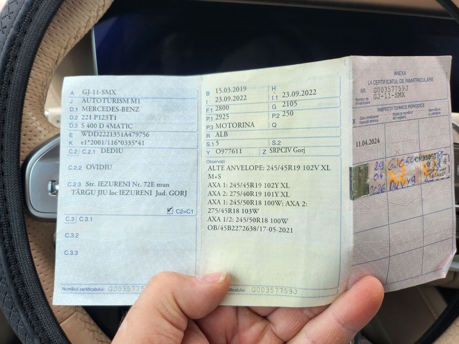 Mercedes S 400 an 2019