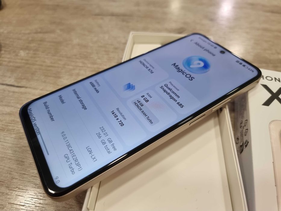 Телефон Honor X7d 256GB 8GB