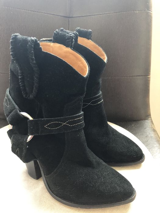 Ghete/ Ciocate Isabel Marant din piele intoarsa, 36