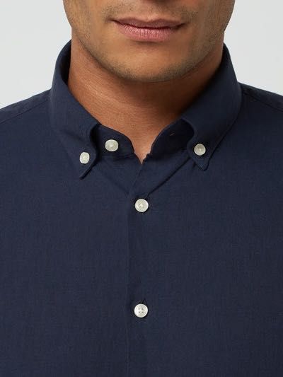 Нова ленена мъжка риза размер XL