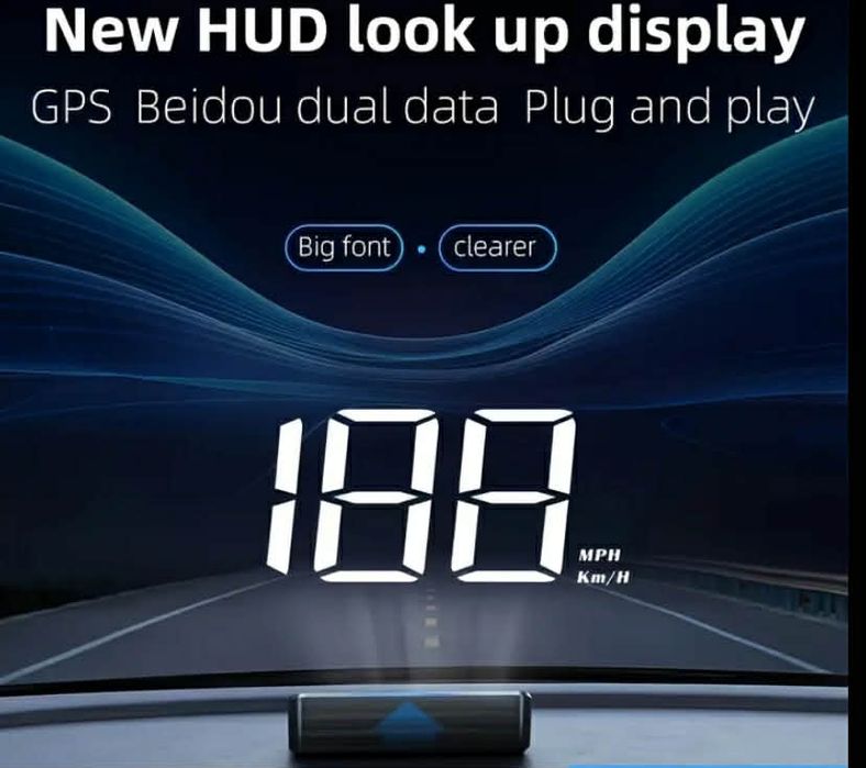 Универсален gps HUD скоростомер