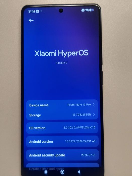 Redmi Note 13 Pro, 256 gb, 8 gb ram