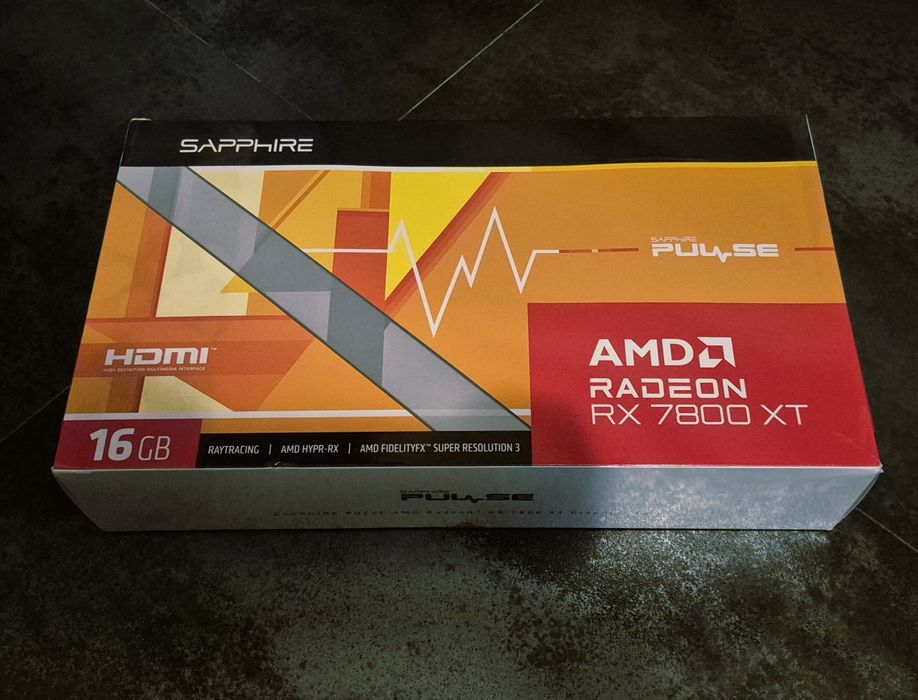 Placa video gaming RX 7800 XT 16GB Full Box