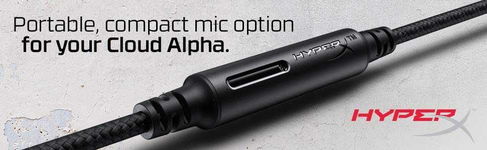 Микрофон HyperX HX-ILMICCA-BK In-Line Mic Cloud Alpha Edition