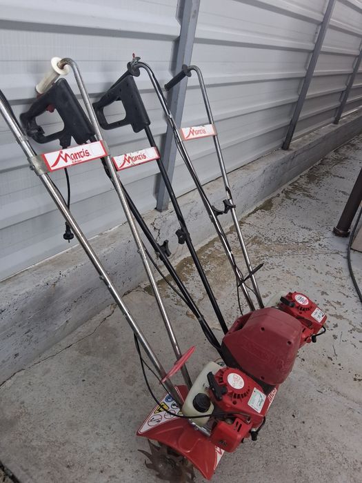 Vând 2 motocultoare pe benzină și 1 electric de la299..