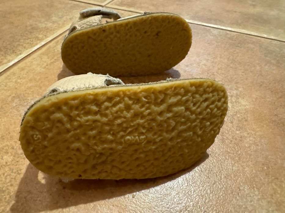 Papuci barefoot piele naturala marime 18