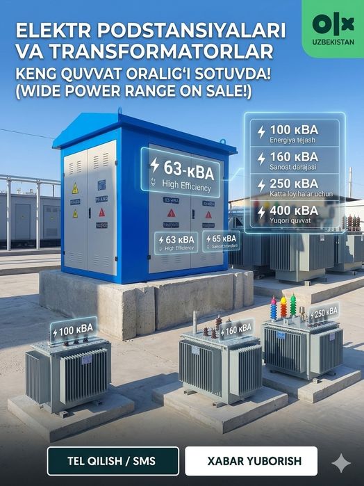 Transformator sotuvda