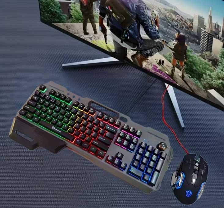 Set Combo Tastatura si mouse gaming RGB