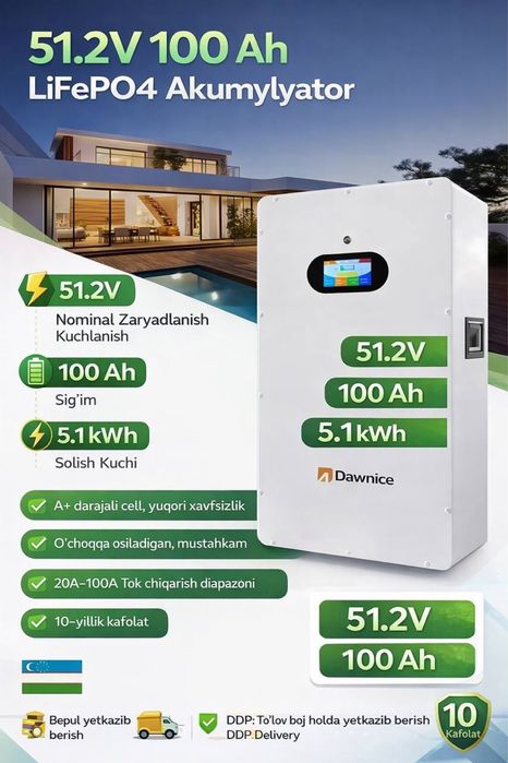 Dawnice akumlyatorlari 5kw 10kw 12kw 16kw