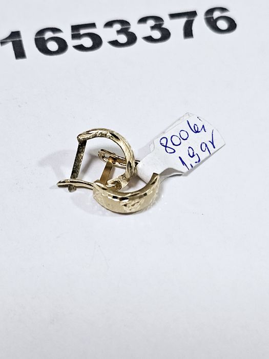 Vand cercei din aur 14 k 1.9 g cod 556