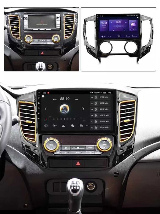 Navigatie Android 14 Mitsubishi L200 Triton 2015 1/8 Gb CarPlay CAMERA