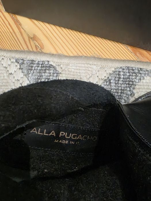 Полусапожки ,кожа Алла Пугачёва сделано в Италии р 37.