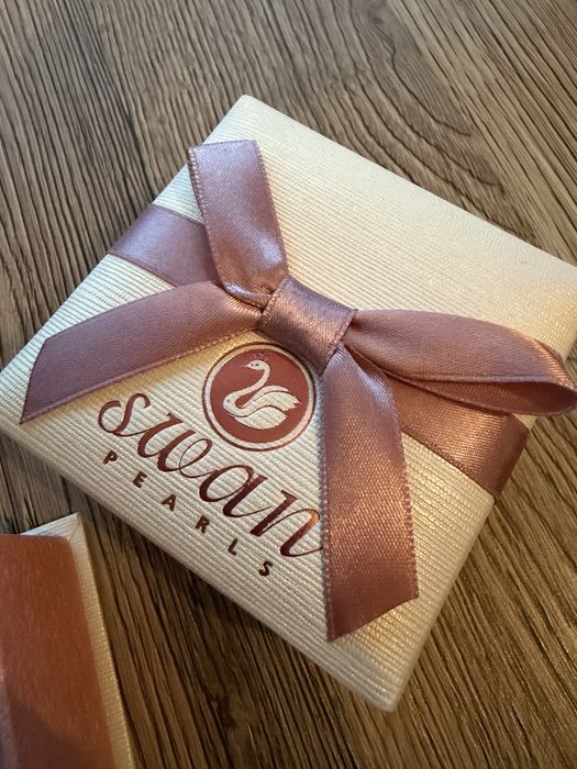 Сребърни бижута с Таитянска перла и Лондон топаз