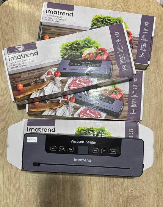 Aparat de vidat si sigilat de 120w, 60kpa, 30cm, cutter, resigilat