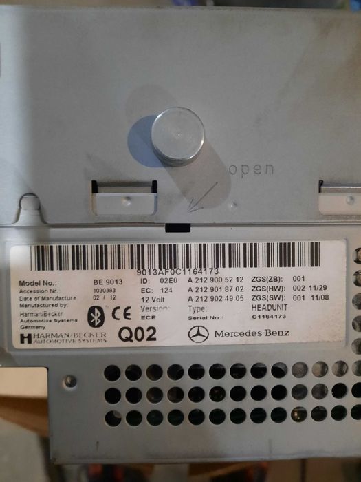 Навигация Mercedes w212