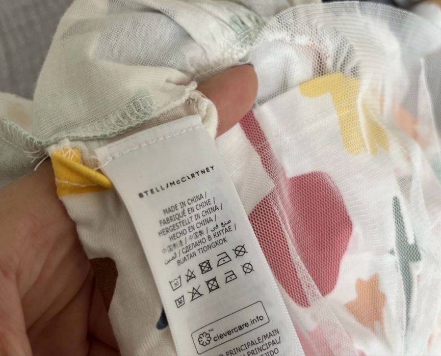 Stella Mccartney Baby чисто нова бебешка рокля с гащички към нея