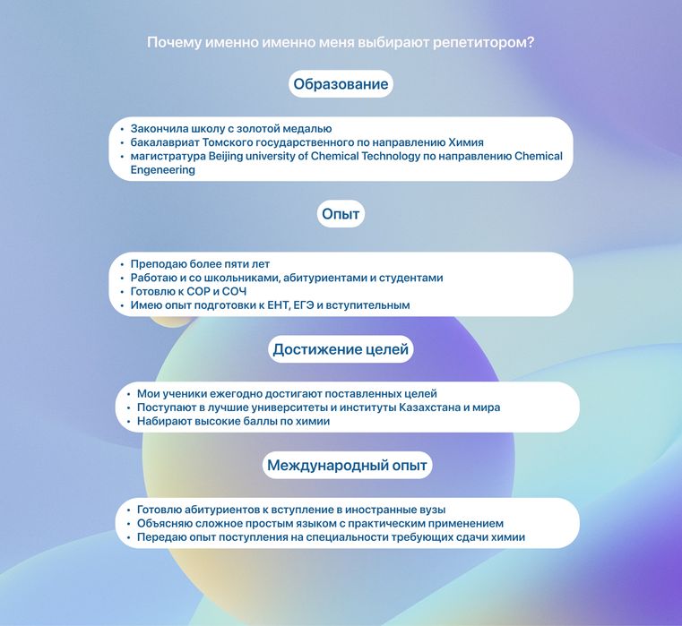 Репетитор по химии