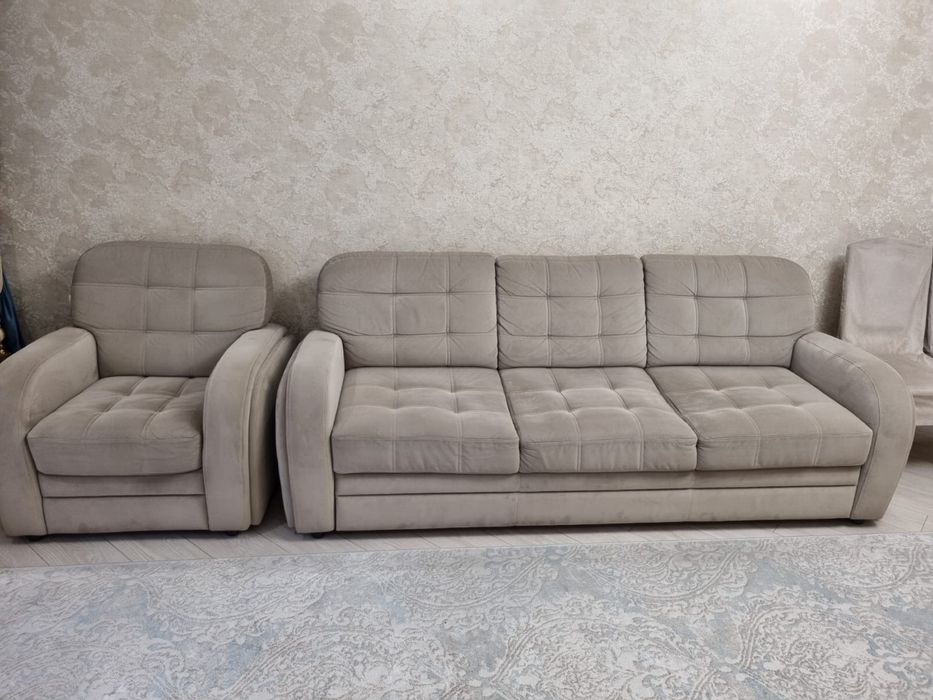 Продам диван с креслом