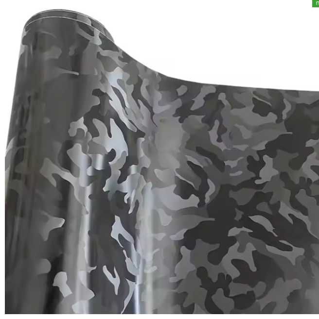 Folie colant NEGRU holografic - insertie metalica in el bubble free
