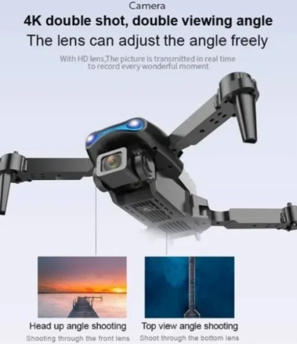 Дрон Е99 PRO с 4К Dual камера