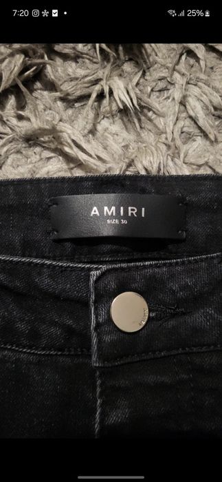 Blugi Amiri cu Diamante (Mărimea 40 EUR)