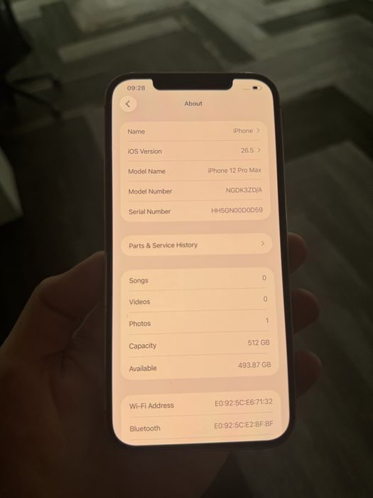 iPhone 12 pro max 512GB