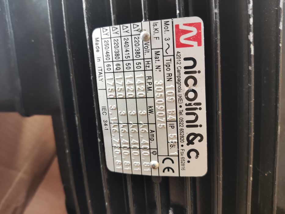 Электромотор 3 kw 380v