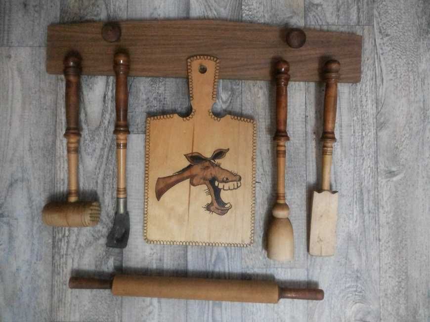 Кухонный набор из дерева