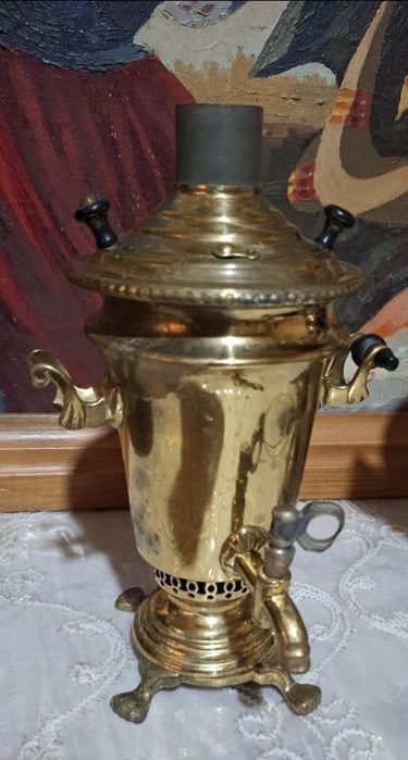 Самовары сувенир и угольный 1 литр