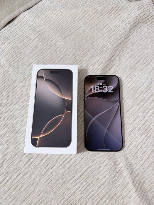 Продам iPhone 16 Pro 256GB Desert titanium/ 90% акб/ sim+esim/ идеал