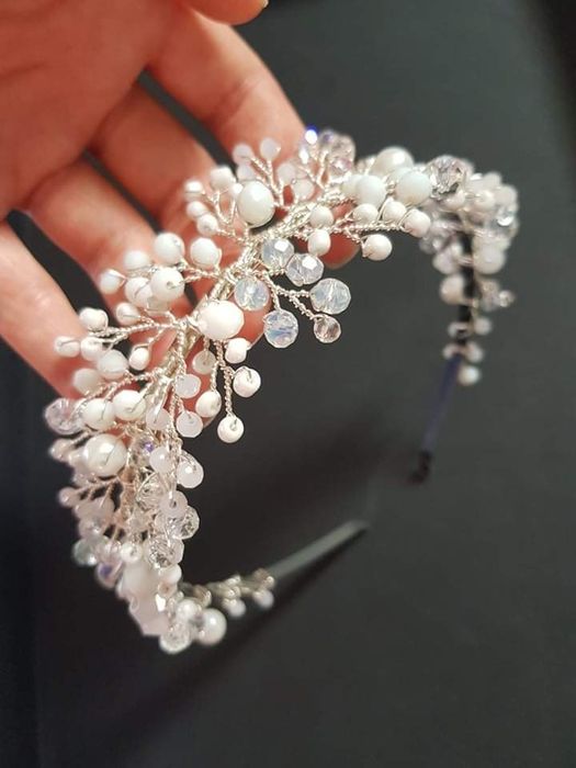 Bentita Accesoriu Par Mireasa Mirese Handmade