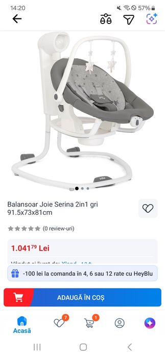 Balansoar / Leagăn Bebelus