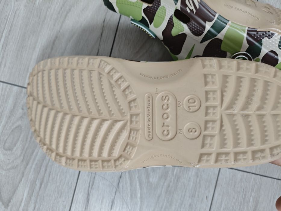 Crocs bape green