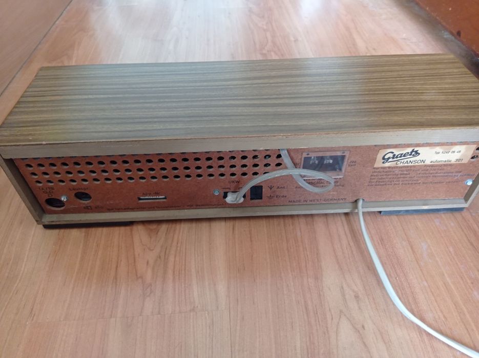 Радио Graetz Chanson automatic 301. 1970 г.