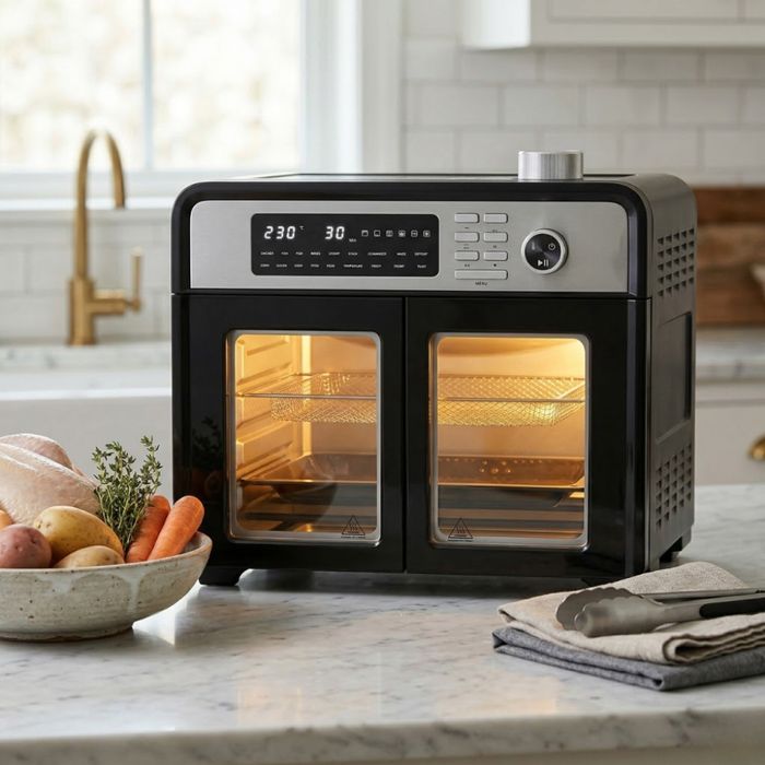 Комбиниран фритюрник с горещ въздух и фурна XXL 28 литра - здравословн