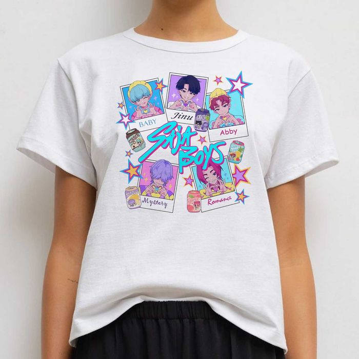 KPOP DEMON HUNTERS HUNTR\X Saja Boys тениска, блуза, суичър, чанта