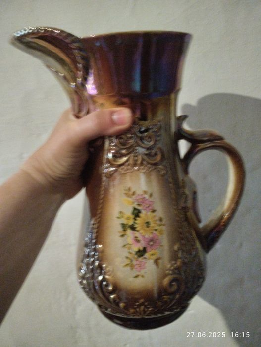 Кувшин перламутр фарфор