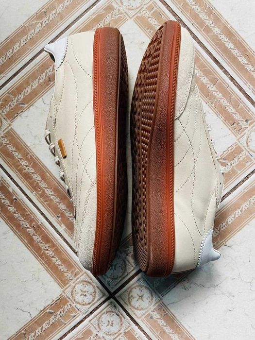 Pantofi dama ECCO Soft 11W Lace Sneaker (Beige)