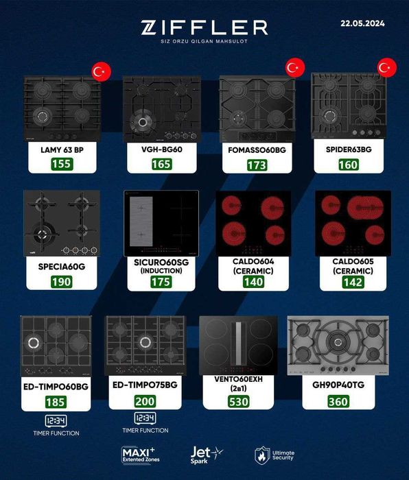Варочная панель из турции по АКЦИИ!!! /БОЛЬШОЙ ВЫБОР/Оптом и в Розницу