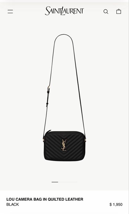 сумка YSL Lou camera оригинал!