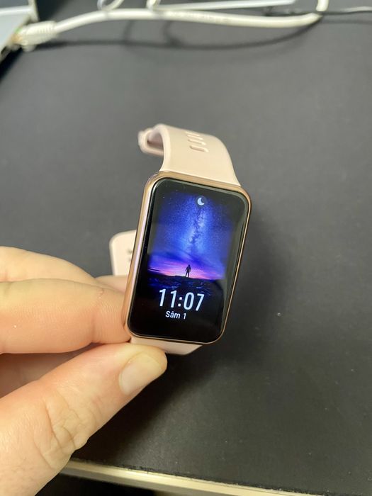 Huawei B09 Watch FIT Silicone Strap, Nebula Pink