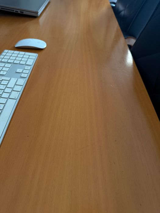 Birouîn lemn masiv - 2 locuri, dulap documente, 2 fotolii