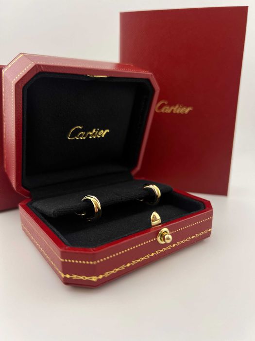 Серьги Cartier Trinity