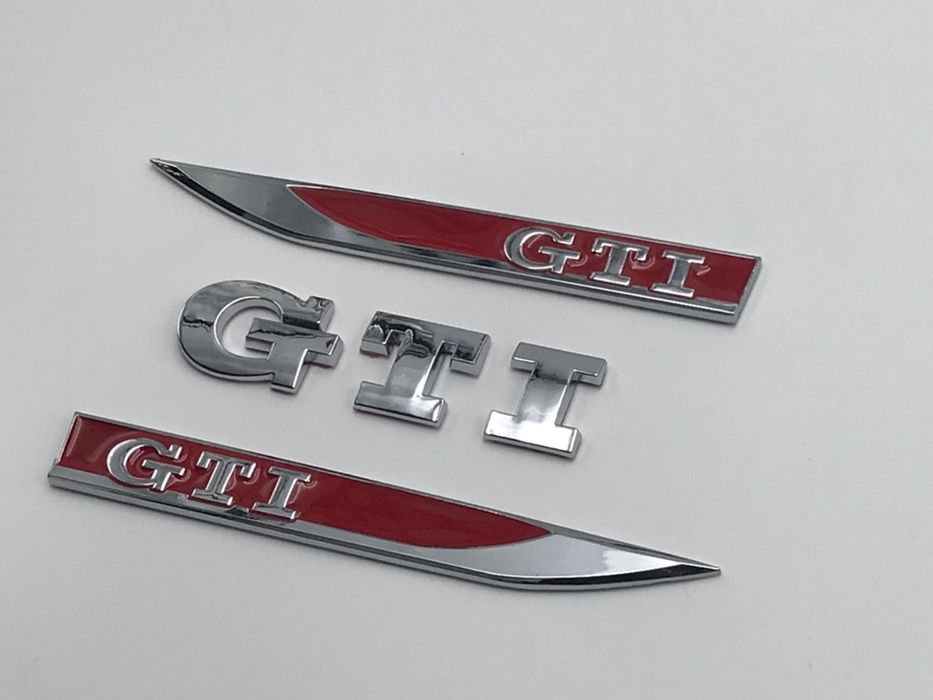 Set Embleme VW GTi rosu
