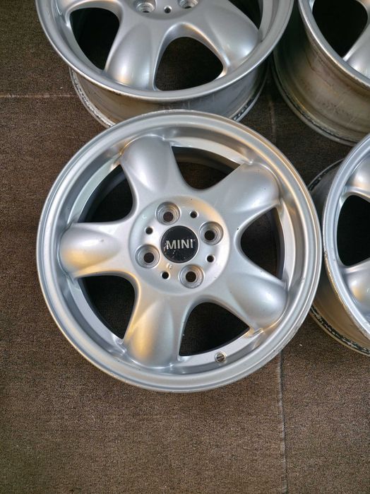4 Jante Aliaj 4x100 15'' 5.5J ET 45 - OEM Mini Cooper ONE - CA NOI - COD 6769404-13 !