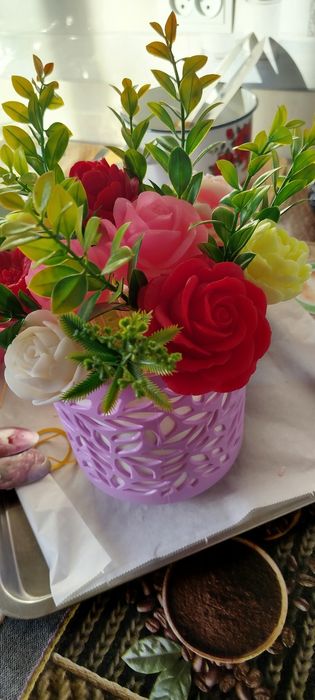 Хидли гуллар  совунли декаратсия учун спалнийларга