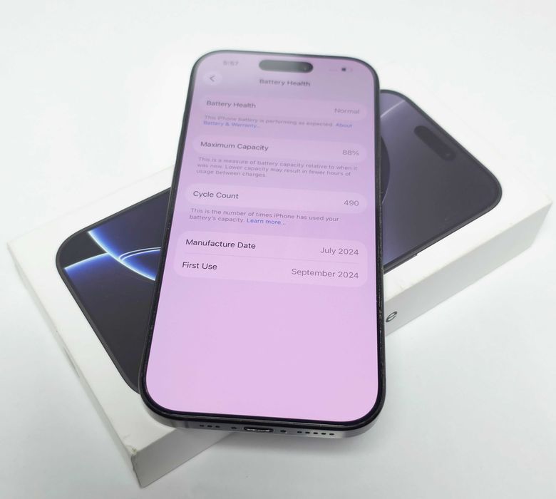 iPhone 16 Pro 128GB Space Black