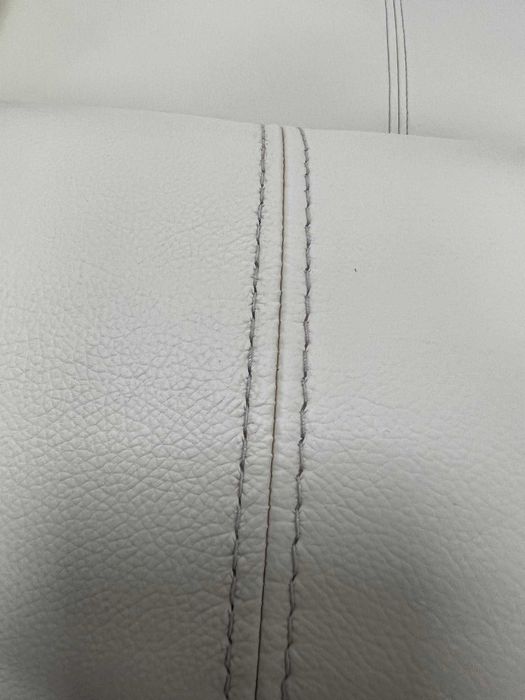 Кремав кожен диван двойка - 100 % естествена кожа