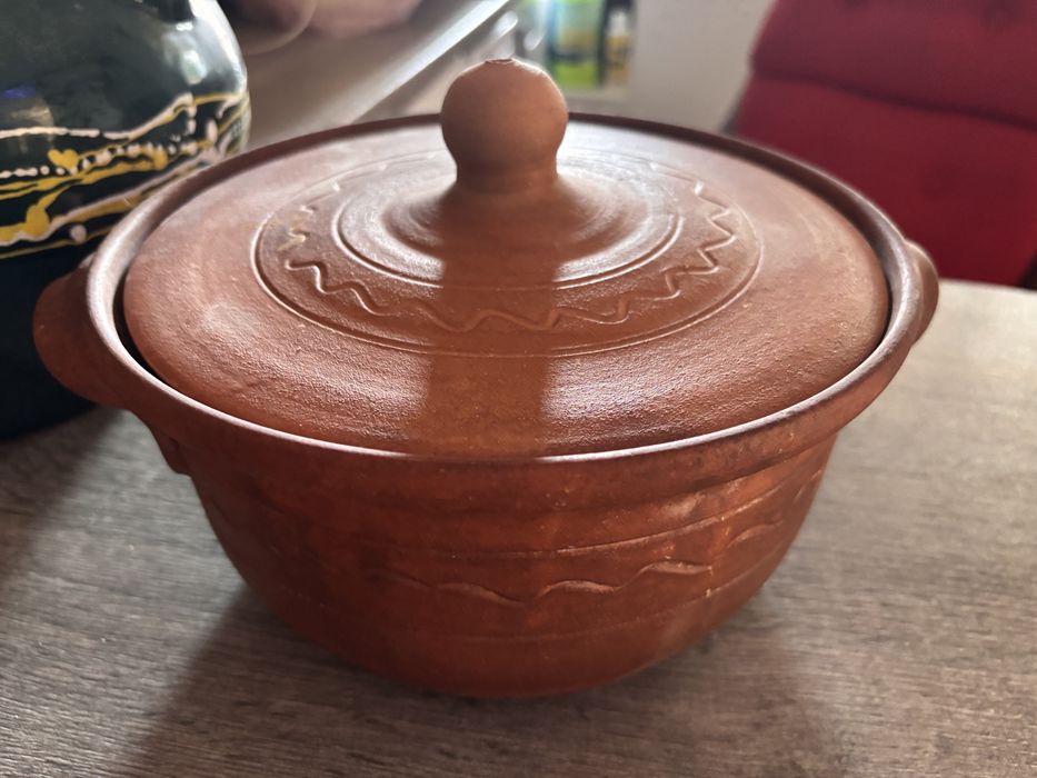 Vase de gatit lut si ceramica
